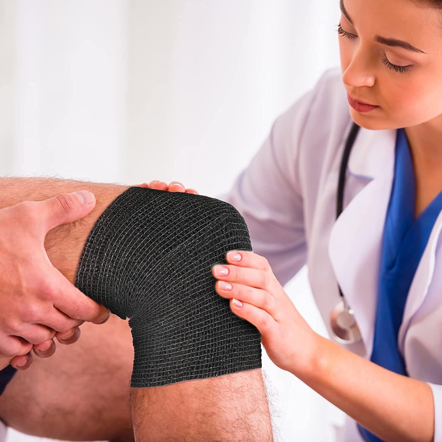 Perban Kohesif Elastis Pembungkus Perawatan Kesehatan