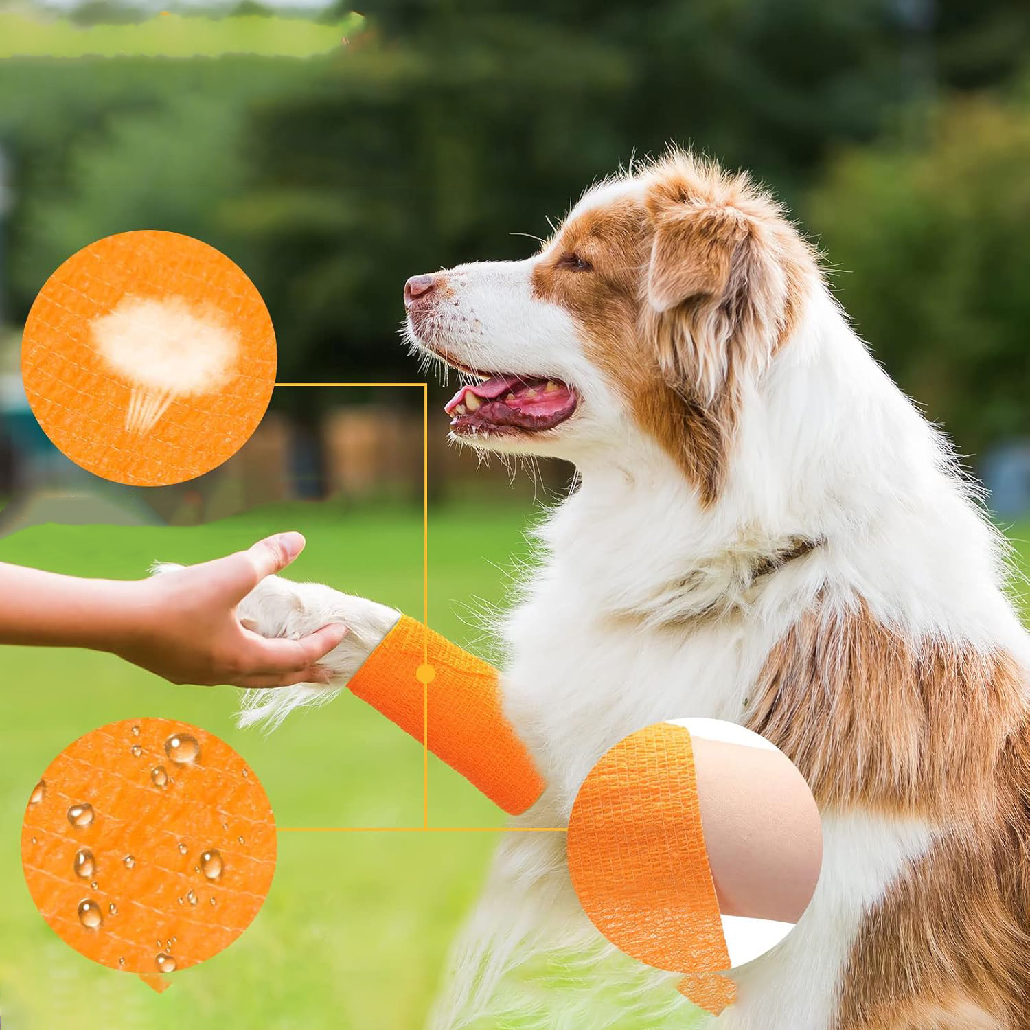 Perban Perekat Diri Tahan Air untuk Luar Ruangan